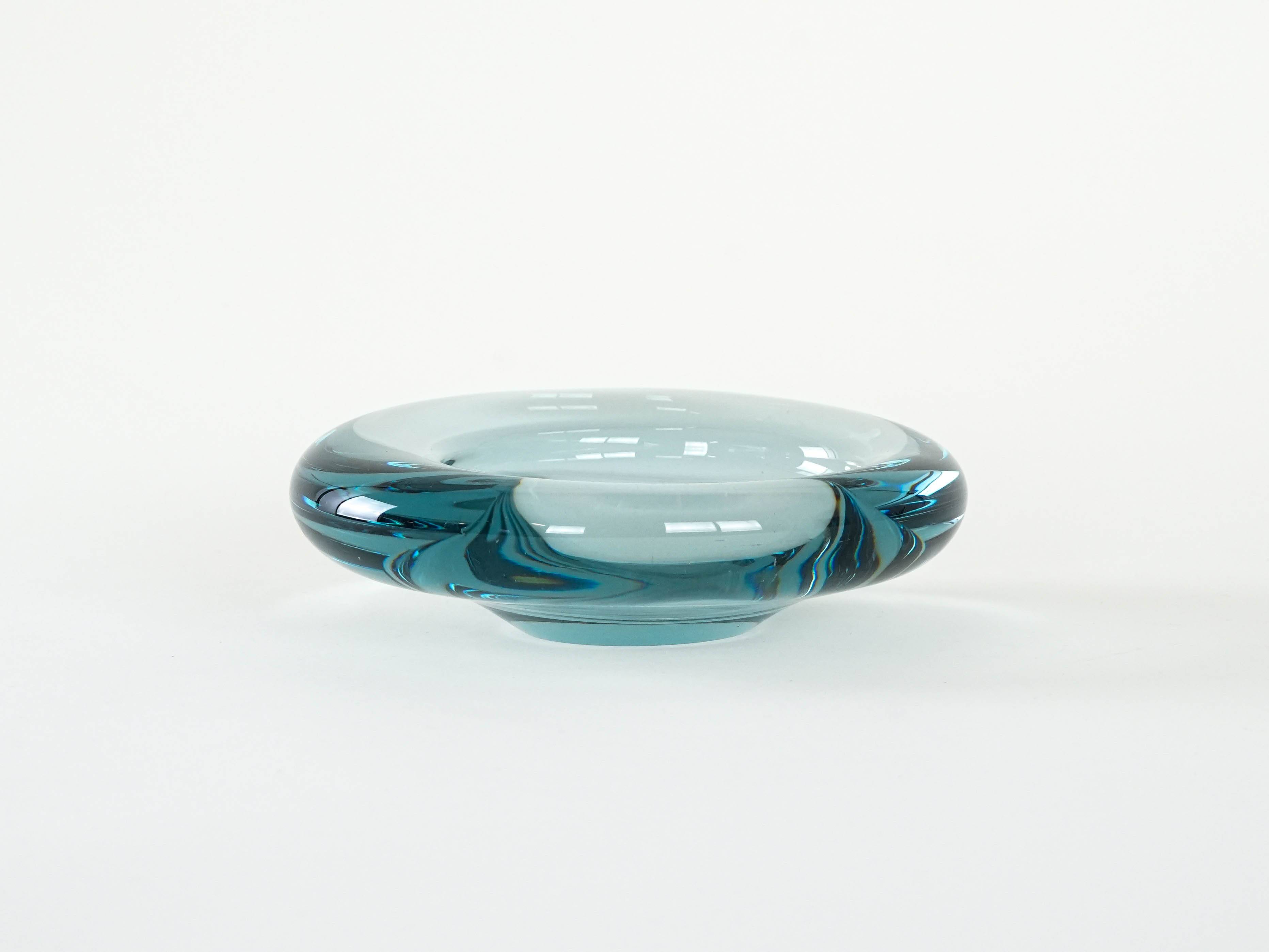 Glass bowl, Danish design, 1960s, manufacturer: Holmegaard,: Per Lutken