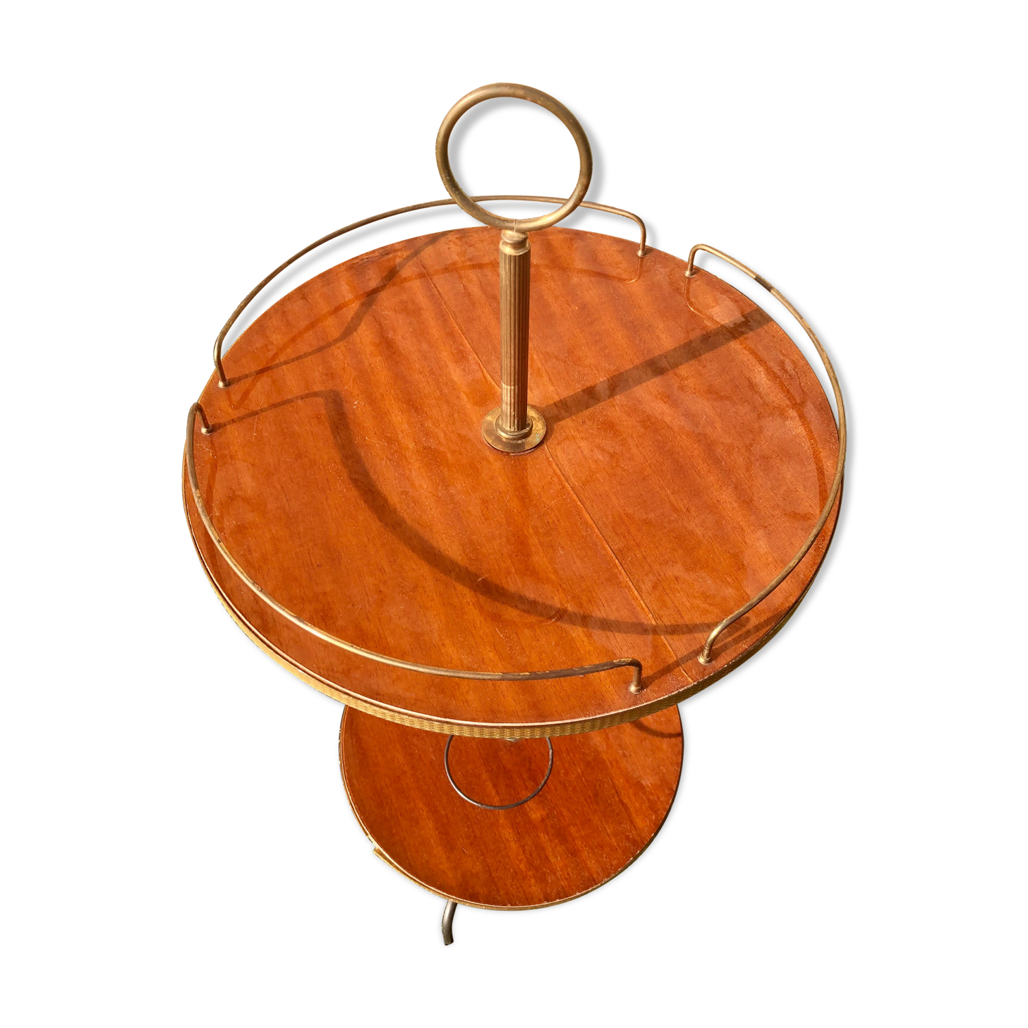 Pedestal table aperitif service