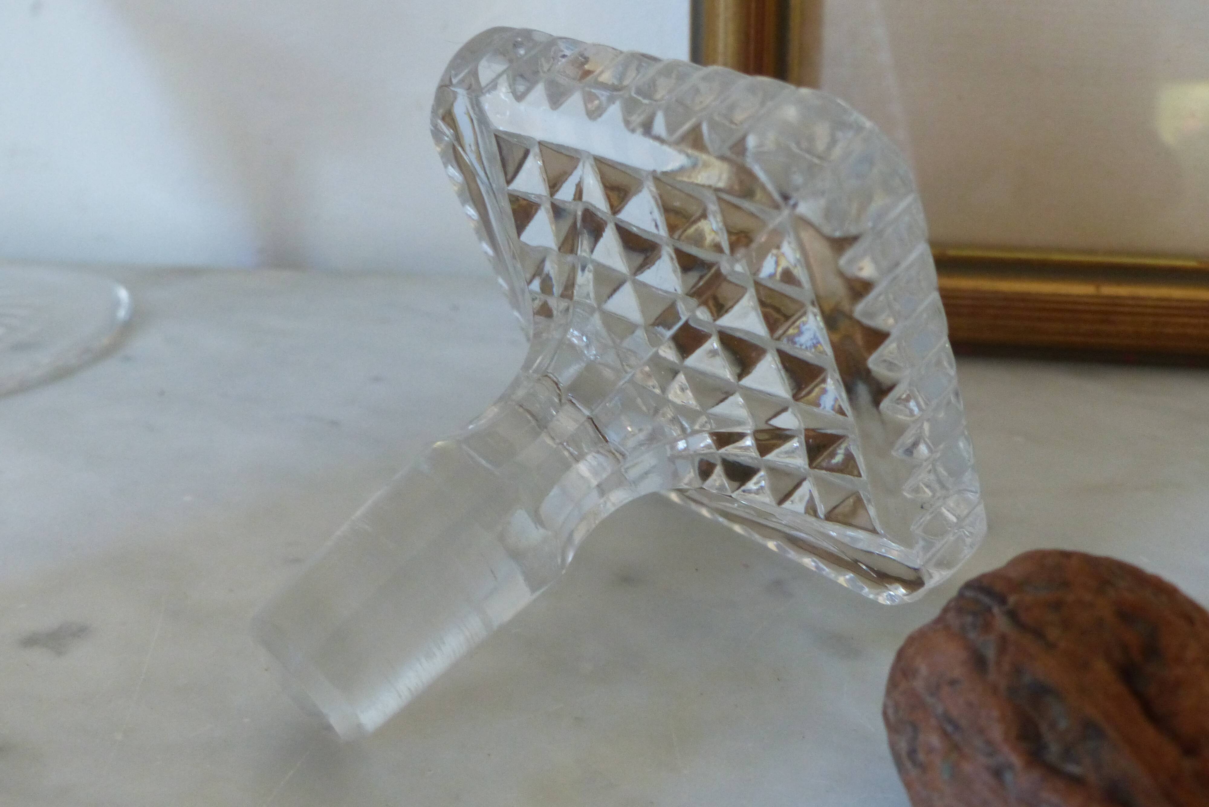 Crystal whisky carafe