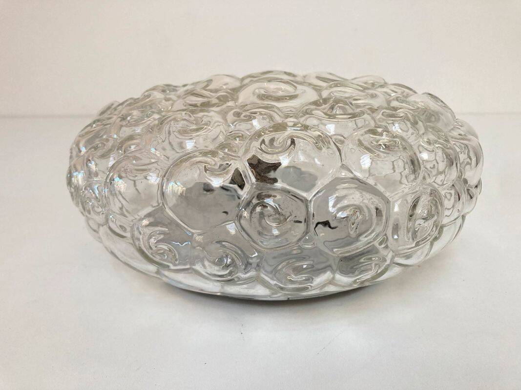 Helena Tynell transparent glass ceiling light - 60/70 snail model