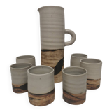 Glazed stoneware service