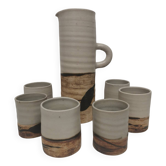 Glazed stoneware dinner service