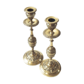Brass candlesticks