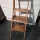 Solid oak step stool
