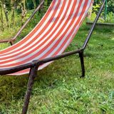 Vintage portable and removable deckchair