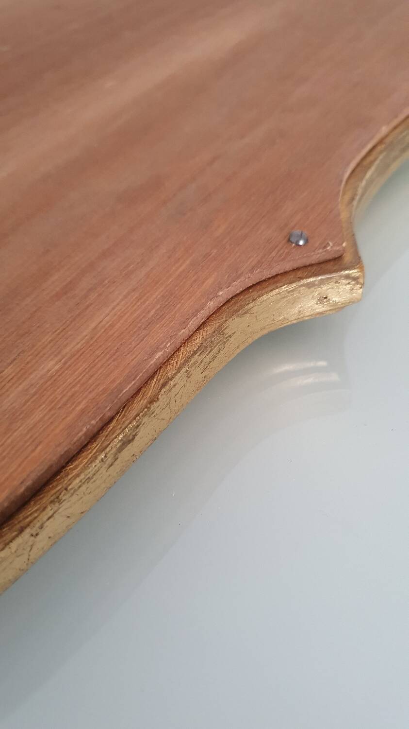 Louis XV style gilded rococo mirror