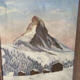 Oil on canvas "Matterhorn"