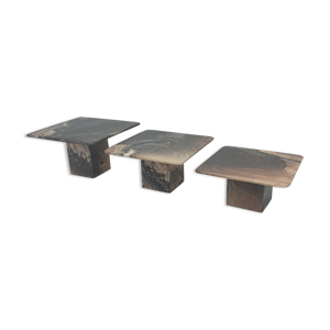 set de 3 tables basses