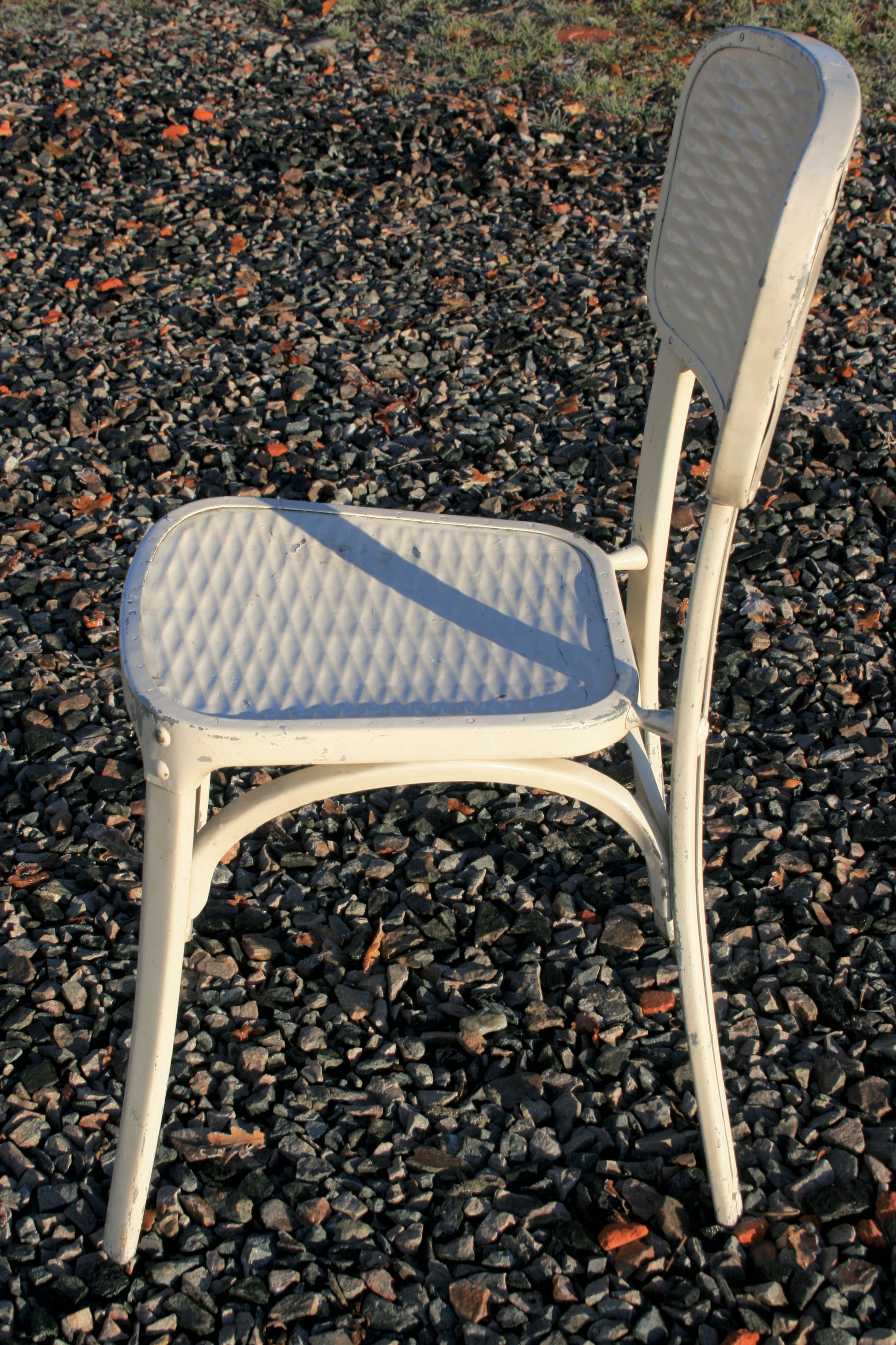 Set of 21 chairs Gaston Viort 1950 to Los Angeles.