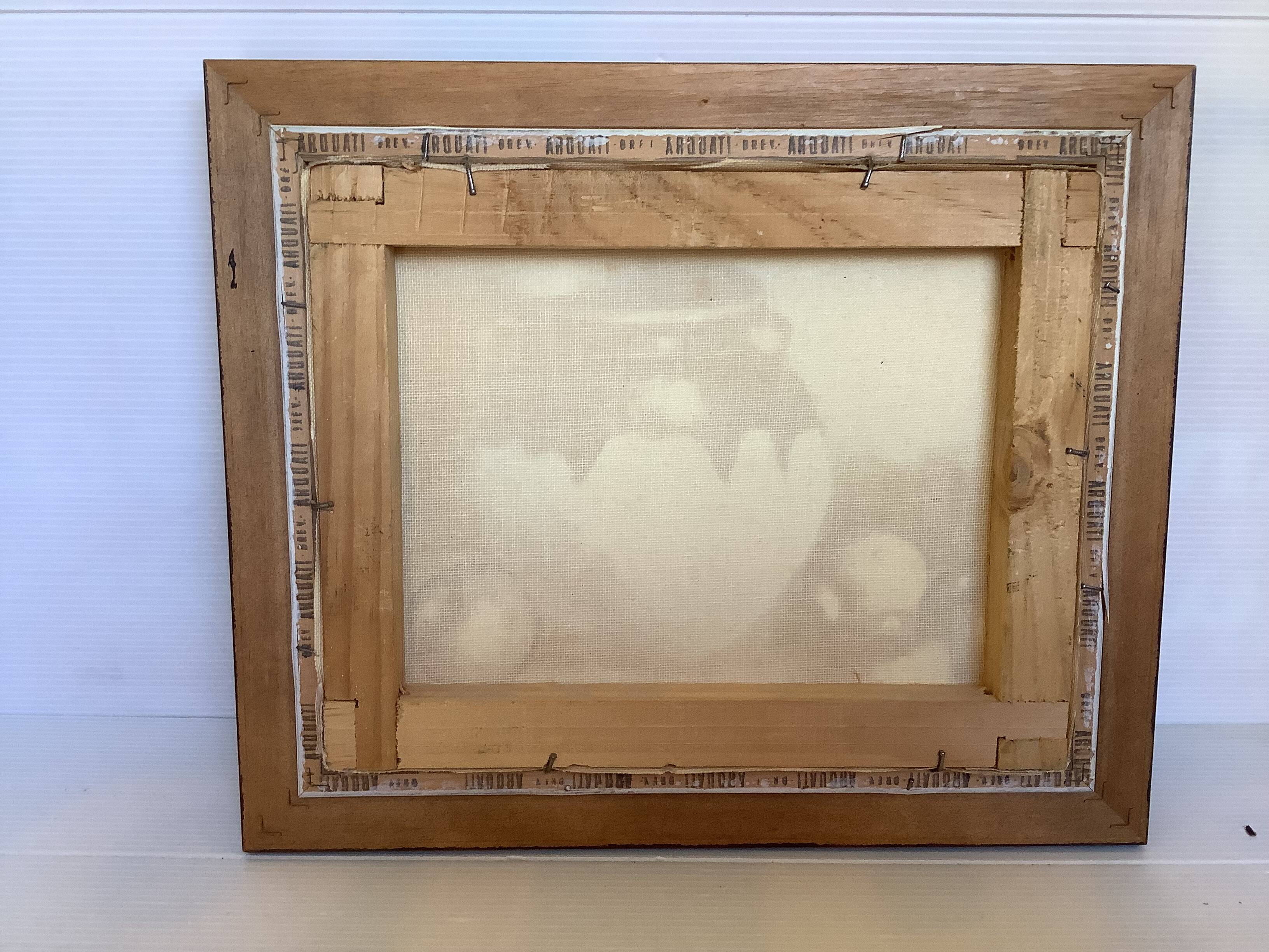 Tableau nature morte huile sur toile signée