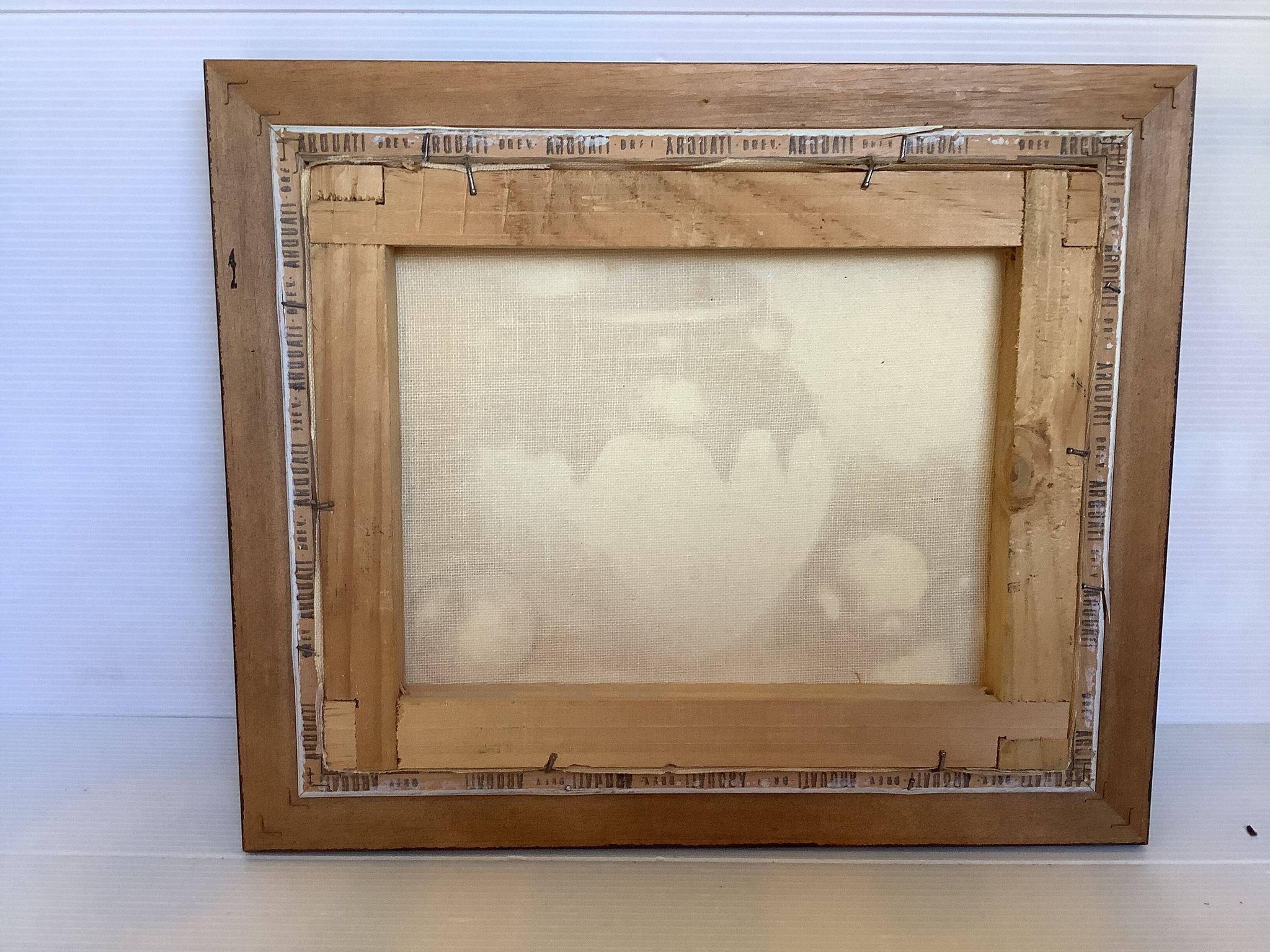 Tableau nature morte huile sur toile signée