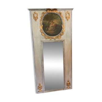 19th-century trumeau mirror