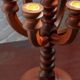 Midcentury Teak Candleholder for 7 candles, 1960s Denmark
