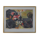 Bata Mihailović, Horizon, colour lithograph, 1976, framed