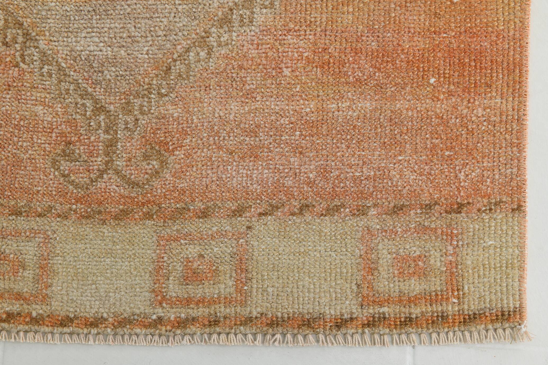 Vintage Runner Rug, 3x13 Long Faded Rug, Runner Rug, 84x398Cm