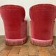 Pair of toadstool armchairs