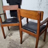 Paire de fauteuils de bureau
