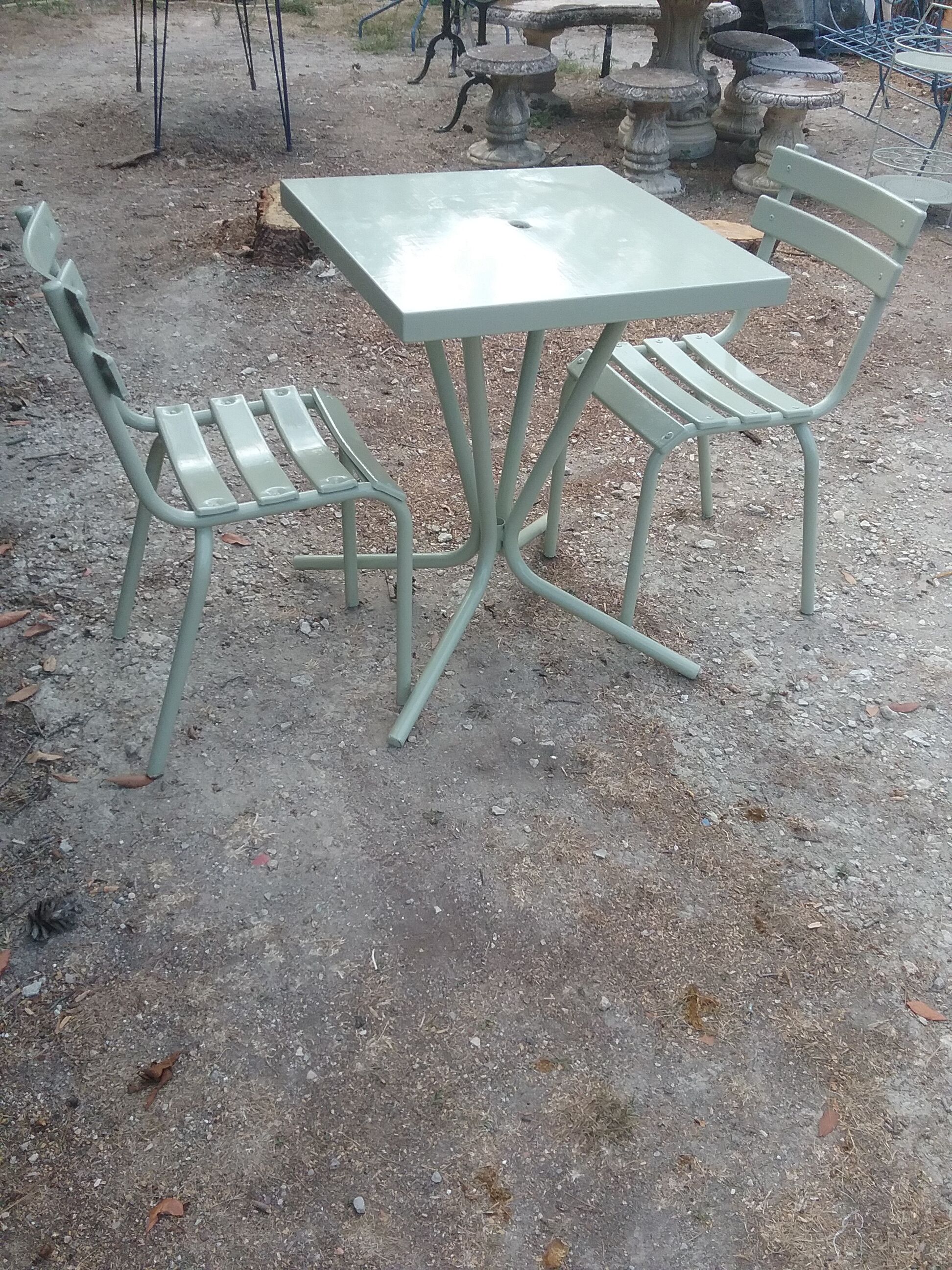 Green bistro set