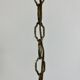 50s lantern pendant light, opaline and metal