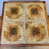 1960s aksel kjersgaard rosewood tiled coffee table