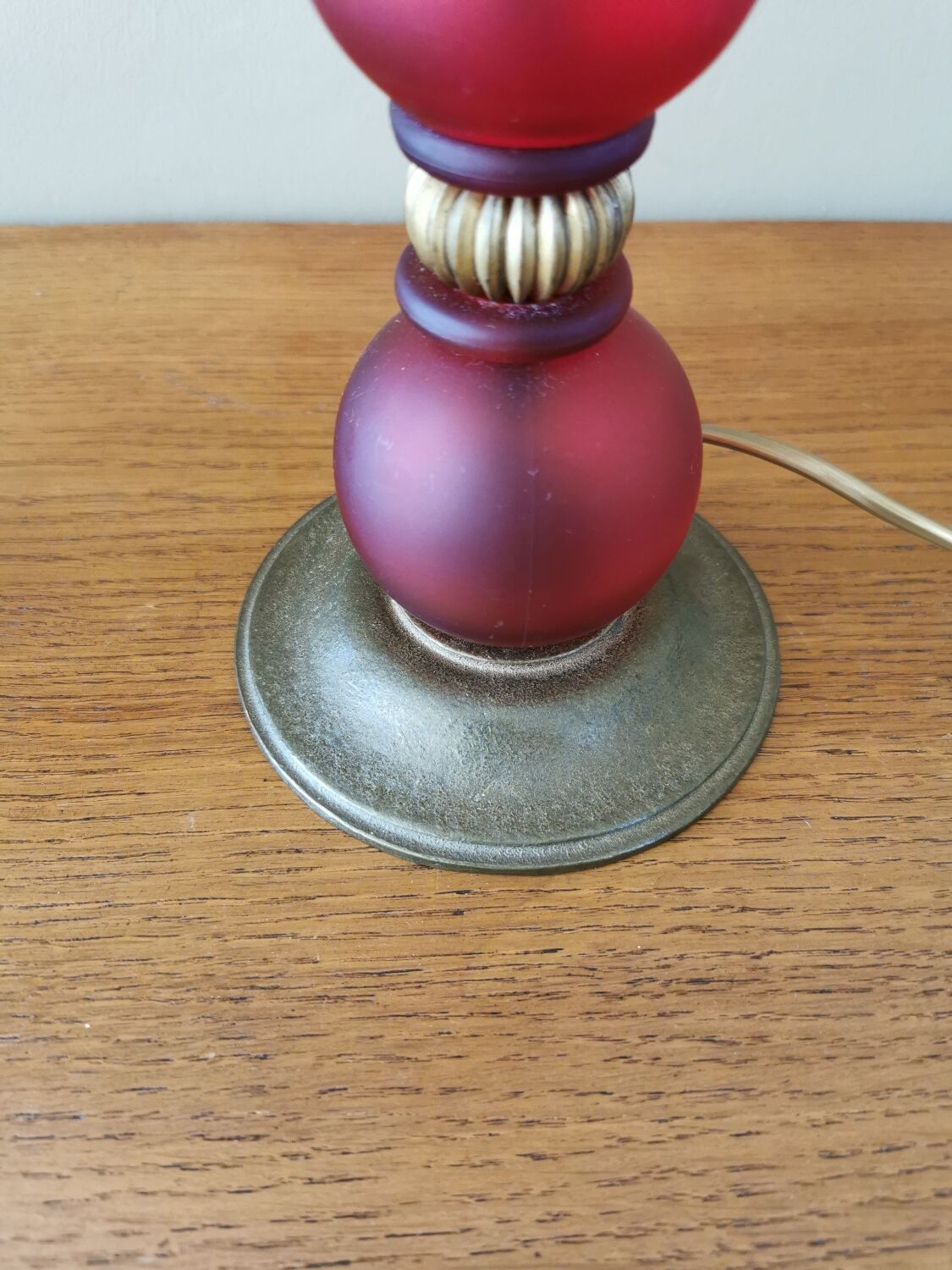 Pair of vintage lamp bases by Julie Prisca