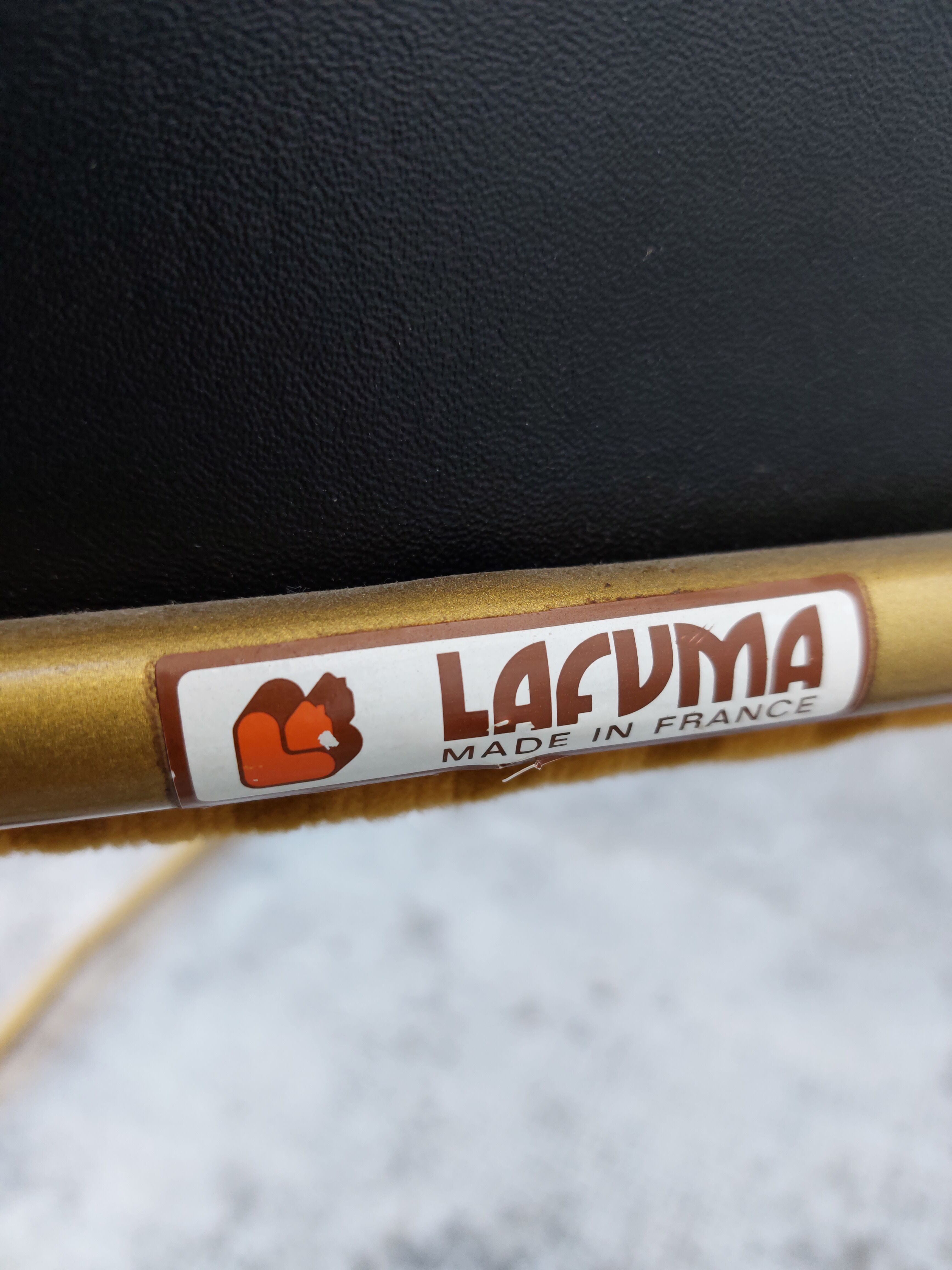 6 folding chairs Lafuma vintage 1970