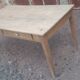 Farm table oak 2 drawers