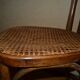 Wood and cane desk chair