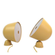 Pair of vintage space age adjustable bedside wall lights