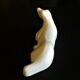White porcelain knife holder sea lion