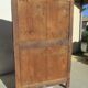 Large linen wardrobe in walnut and burl, Louis Philippe