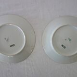 2 dinner plates, soup plates, dessert plates and Legrand Limoges 1920 relish dish