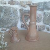 Stoneware candle holder