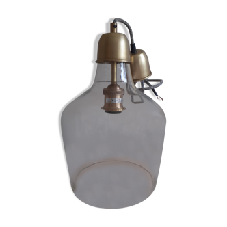 Suspension cloche de verre marque Caravane