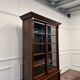 Classic English Bookcase with Glass Sliding Doors
