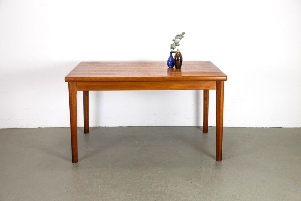 Danish teak meal table 60's with extension cords