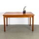Danish teak meal table 60's with extension cords