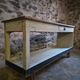 Table de drapier vintage / Îlot de cuisine – Années 1930