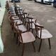 Lot de 20 chaises de bistrot bois - vintage