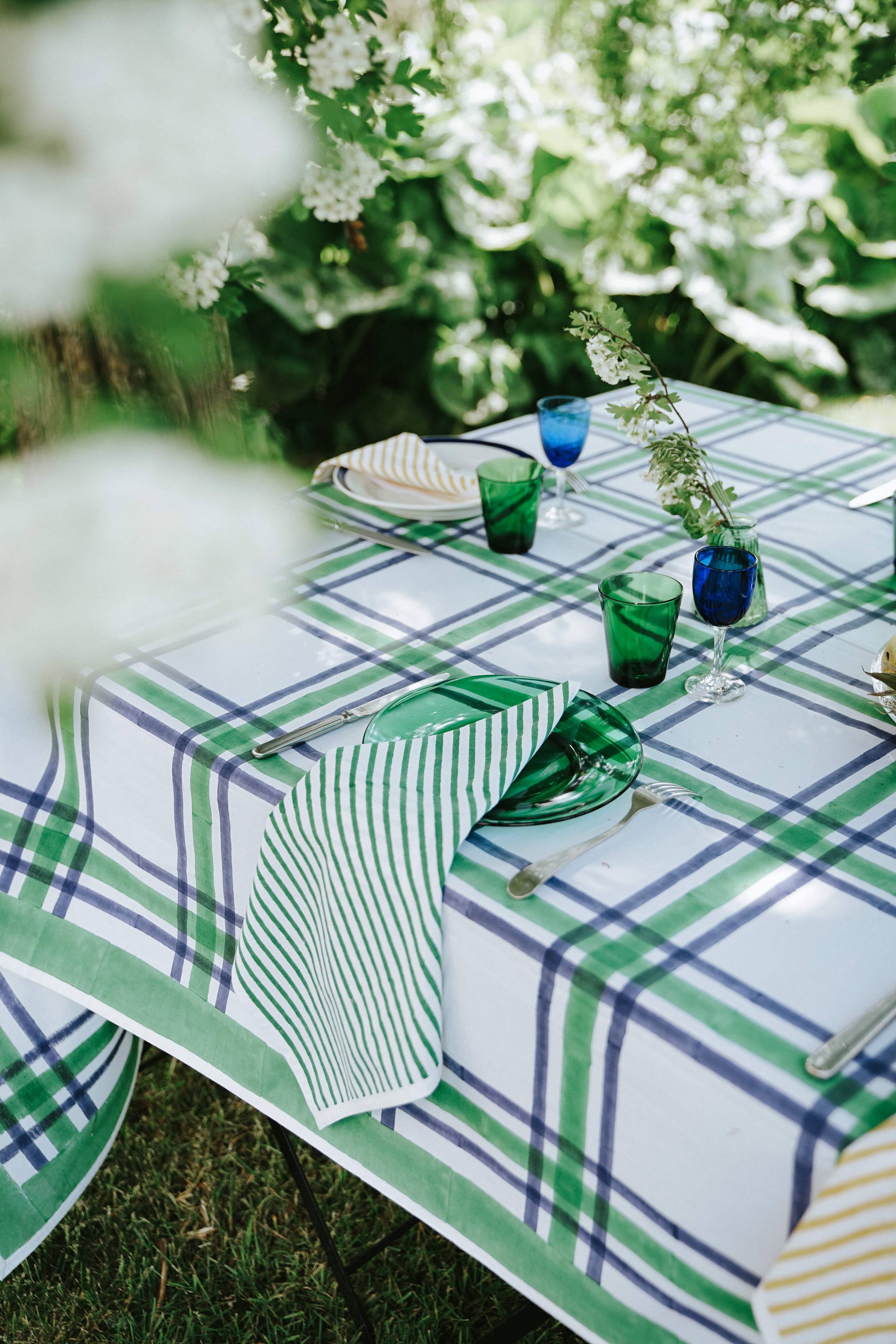 2 Klimt 2 Green napkins