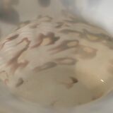 handbag basket vase hand blown Murano glass