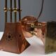 Pair of copper Table Candlesticks by Carl Deffner, Germany ca 1910