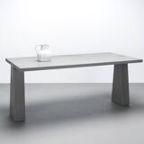 Inca E200 table in Pietra Serena by Angelo Mangiarotti ed. Skipper