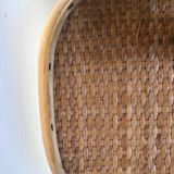 Vintage rattan hook