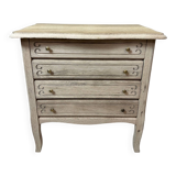 Small sanded chest of drawers
