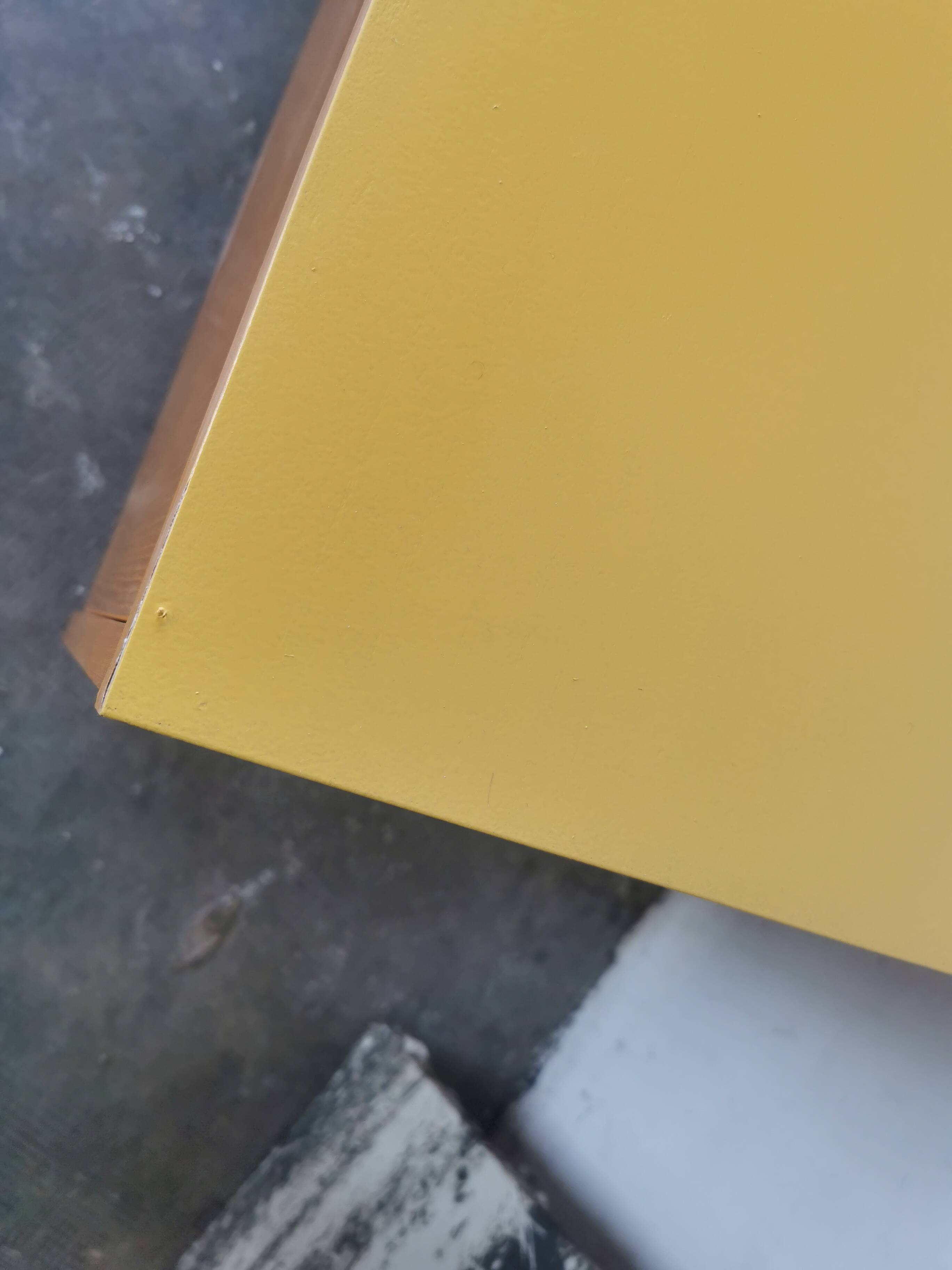 Small vintage blond wood sideboard