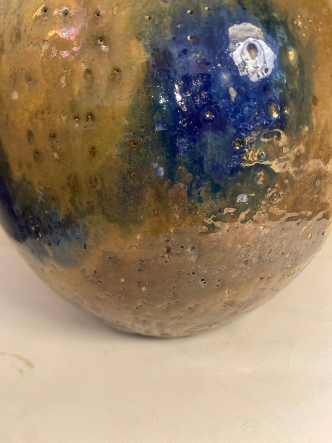 Ceramic ball vase