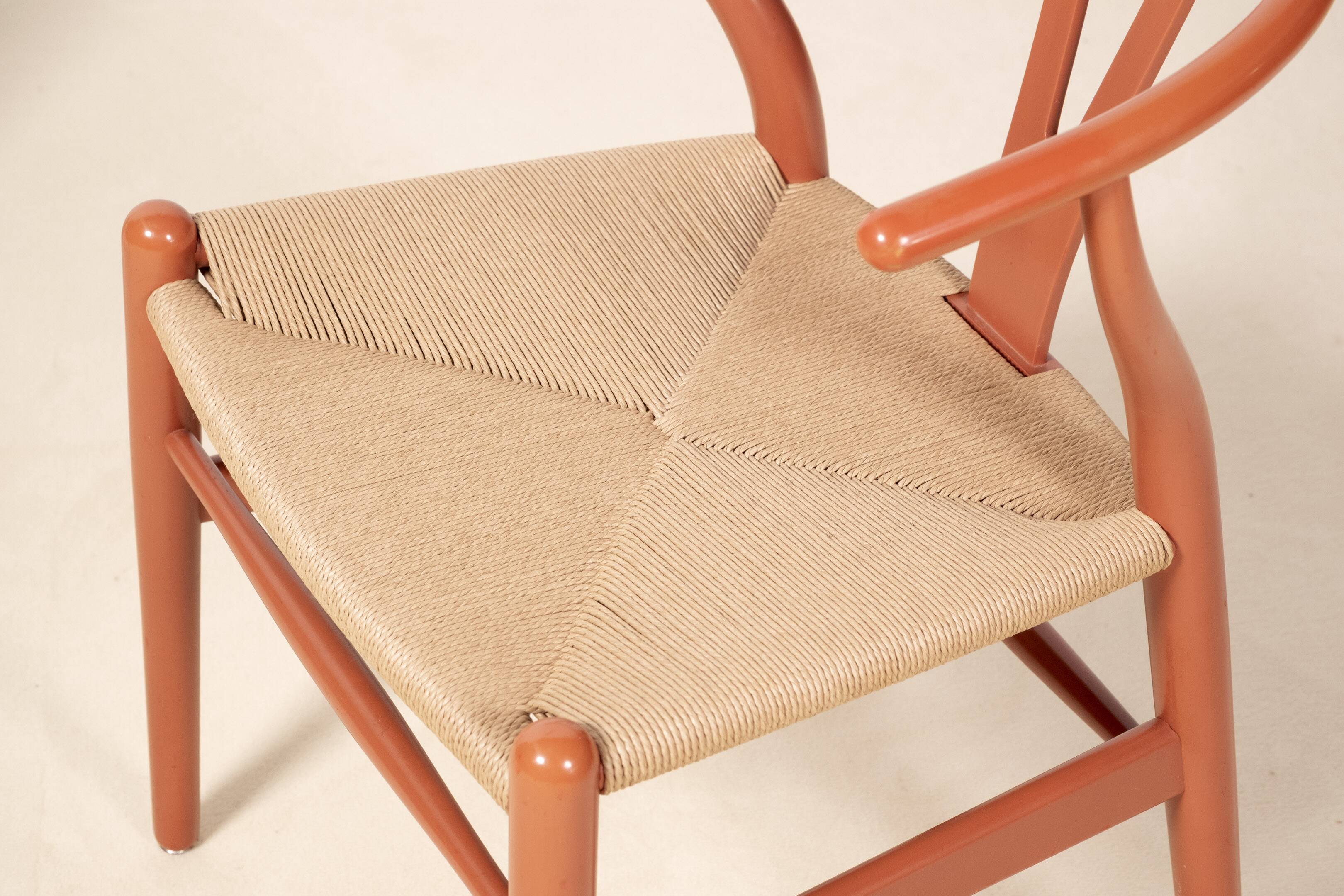4x Hans J. Wegner Early CH24 Chaise Wishbone, années 1960