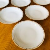 Hollow porcelain plate by Sologne Larchevêque