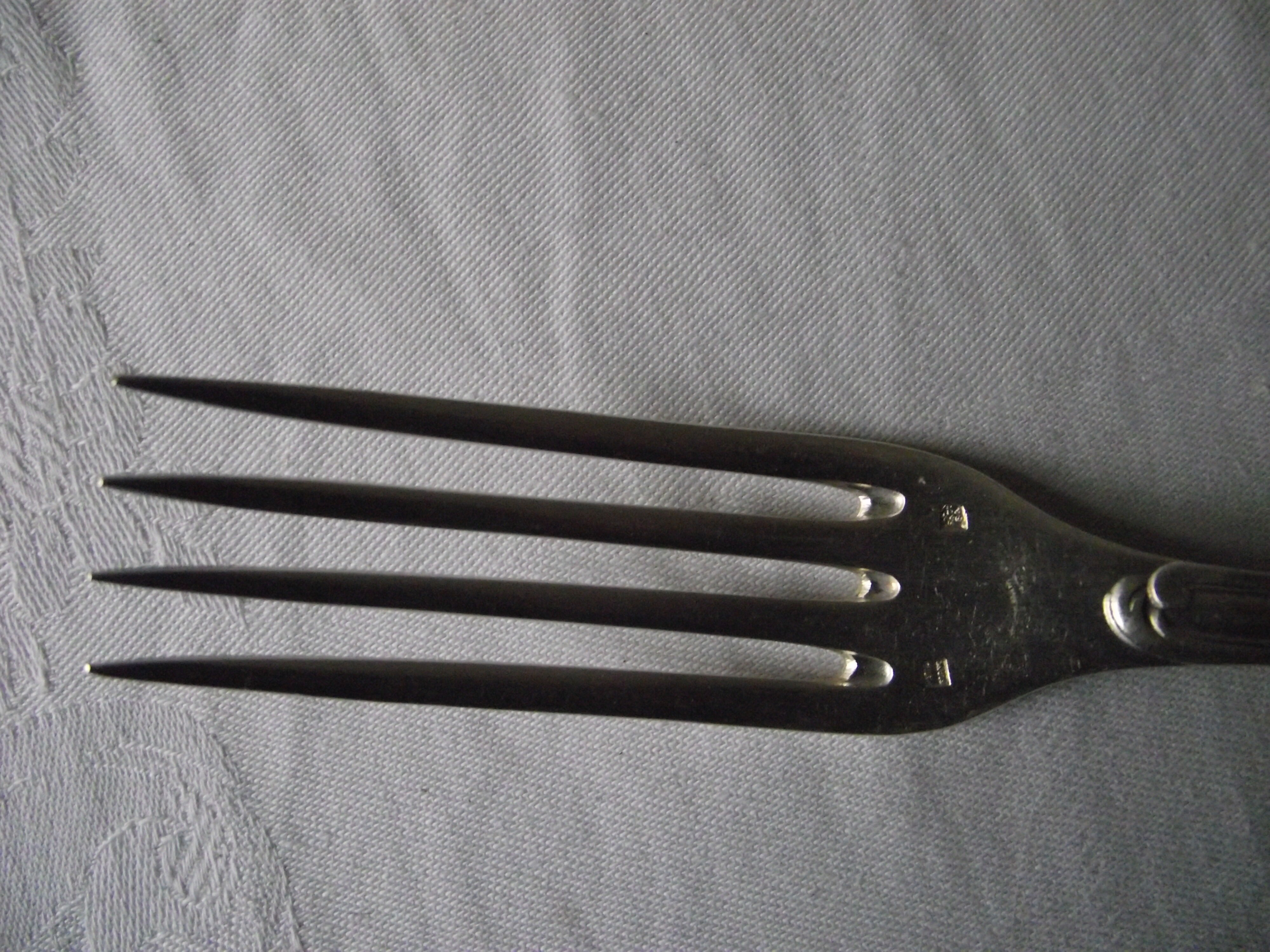 Menagère 24 pieces silver metal Louis XV style.